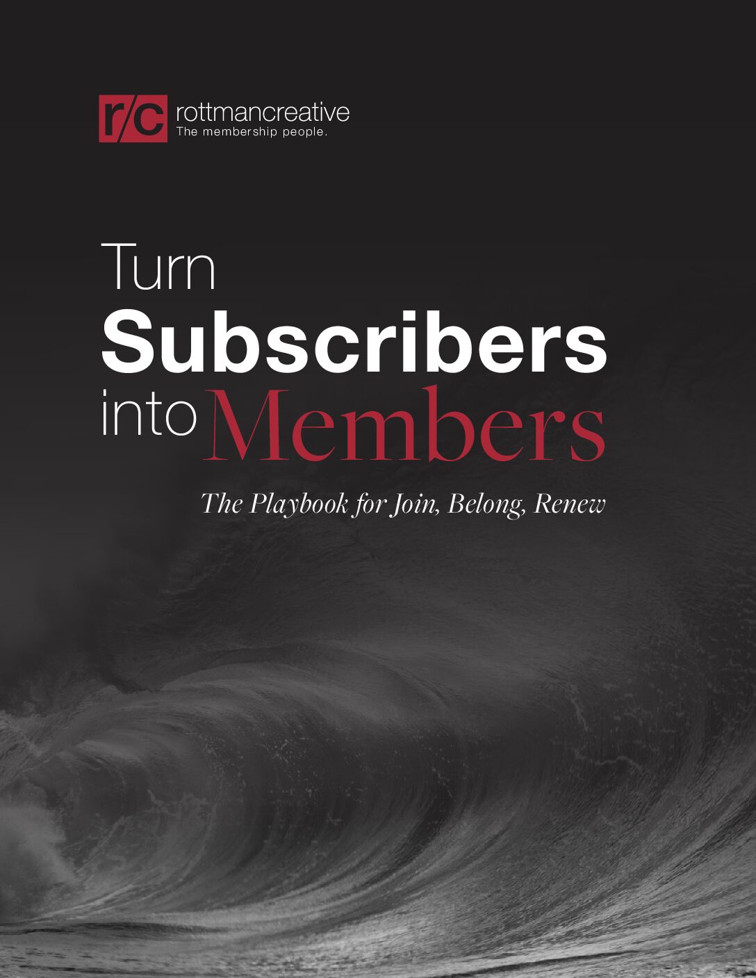 Cover of Turn Subscribers into Members.